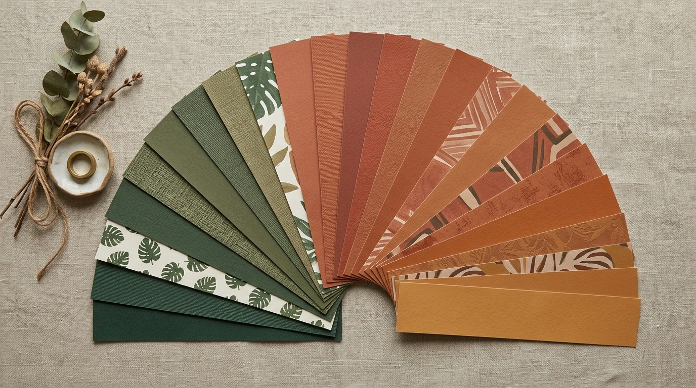 Échantillons de types de papier peint